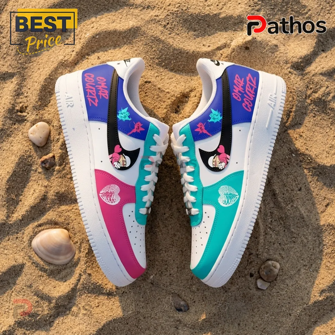 Omar Courtz Por Si Mañana No Estoy Custom Nike Air Force 1 Sneakers Omar Courtz Por Si Mañana No Estoy Custom Nike Air Force 1 Sneakers