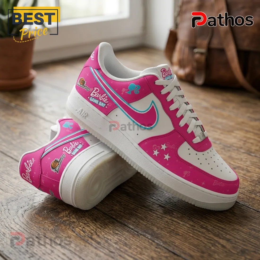 Premium Barbie x Phoenix Mercury Air Force 1 Sneakers Premium Barbie x Phoenix Mercury Air Force 1 Sneakers