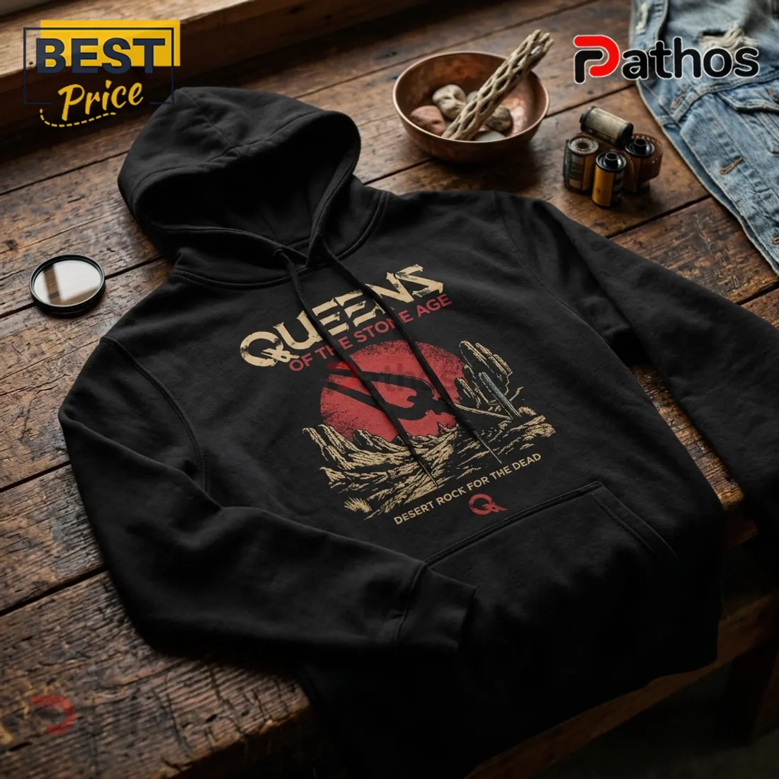 Queens of the Stone Age Desert Rock Australia Tour 2026 Hoodie Queens of the Stone Age Desert Rock Australia Tour 2026 Hoodie