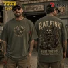 Rat Fink Army Misfits Vintage Washed T-Shirt