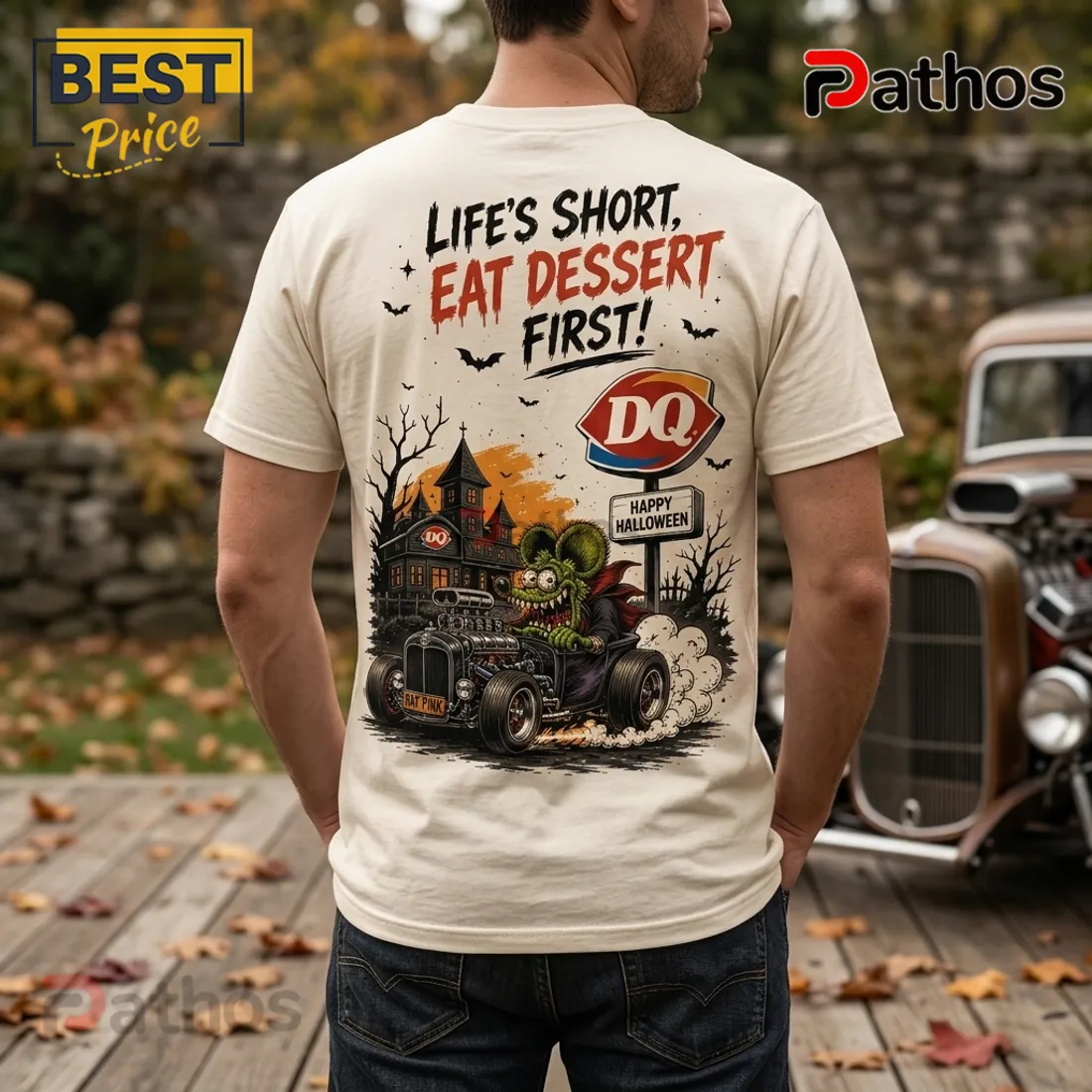 Rat Fink DQ Blizzard Halloween T-Shirt Rat Fink DQ Blizzard Halloween T-Shirt
