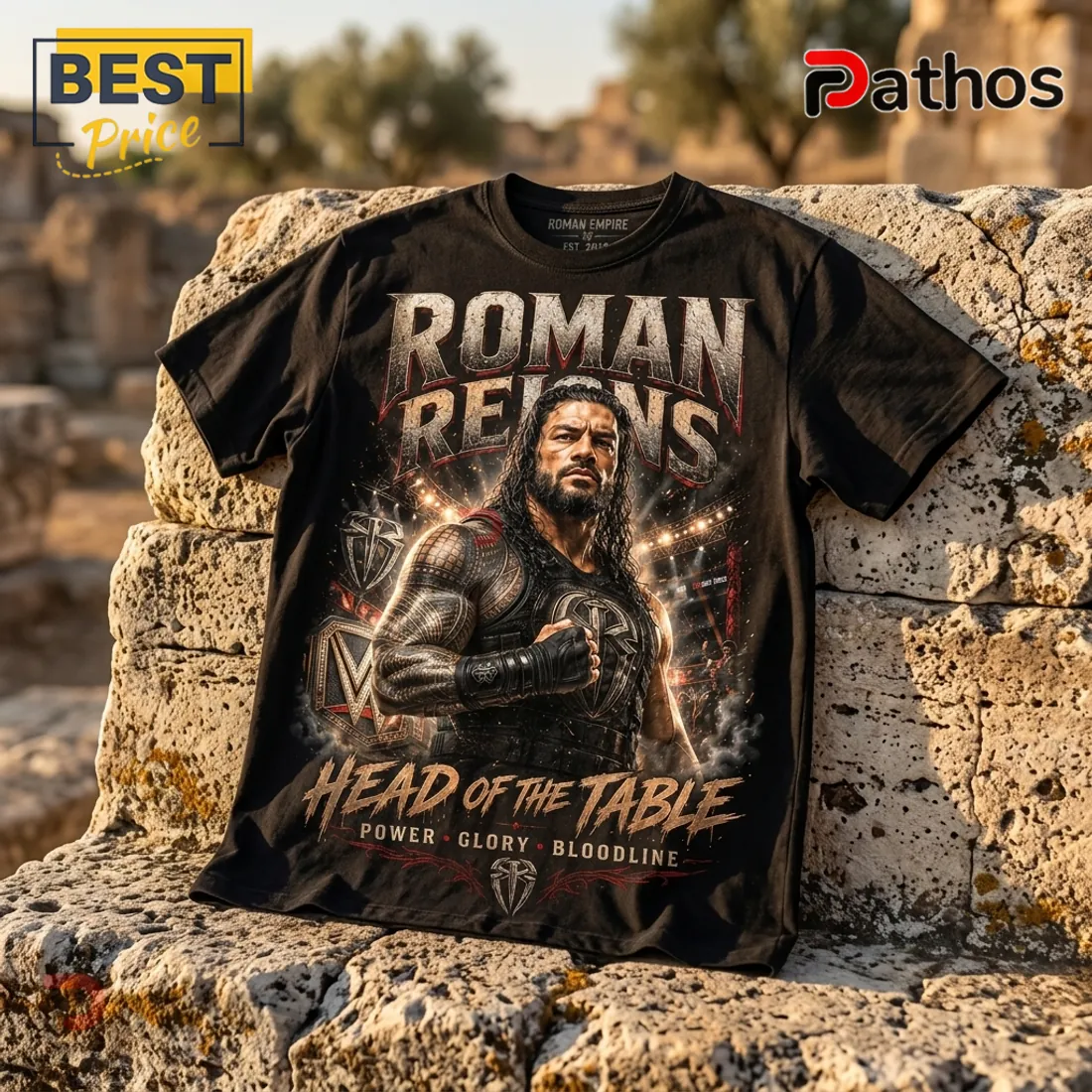 Roman Reigns WWE Head of the Table T-Shirt Roman Reigns WWE Head of the Table T-Shirt
