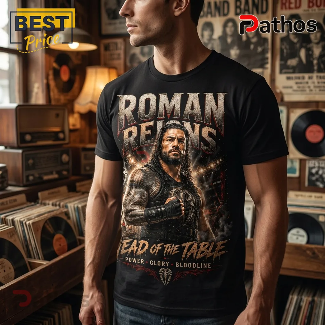 Roman Reigns WWE Head of the Table T-Shirt Roman Reigns WWE Head of the Table T-Shirt