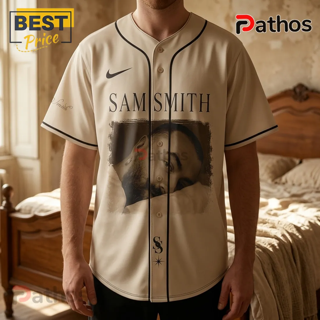 Sam Smith To Be Free Beige Baseball Jersey 2026 Sam Smith To Be Free Beige Baseball Jersey 2026