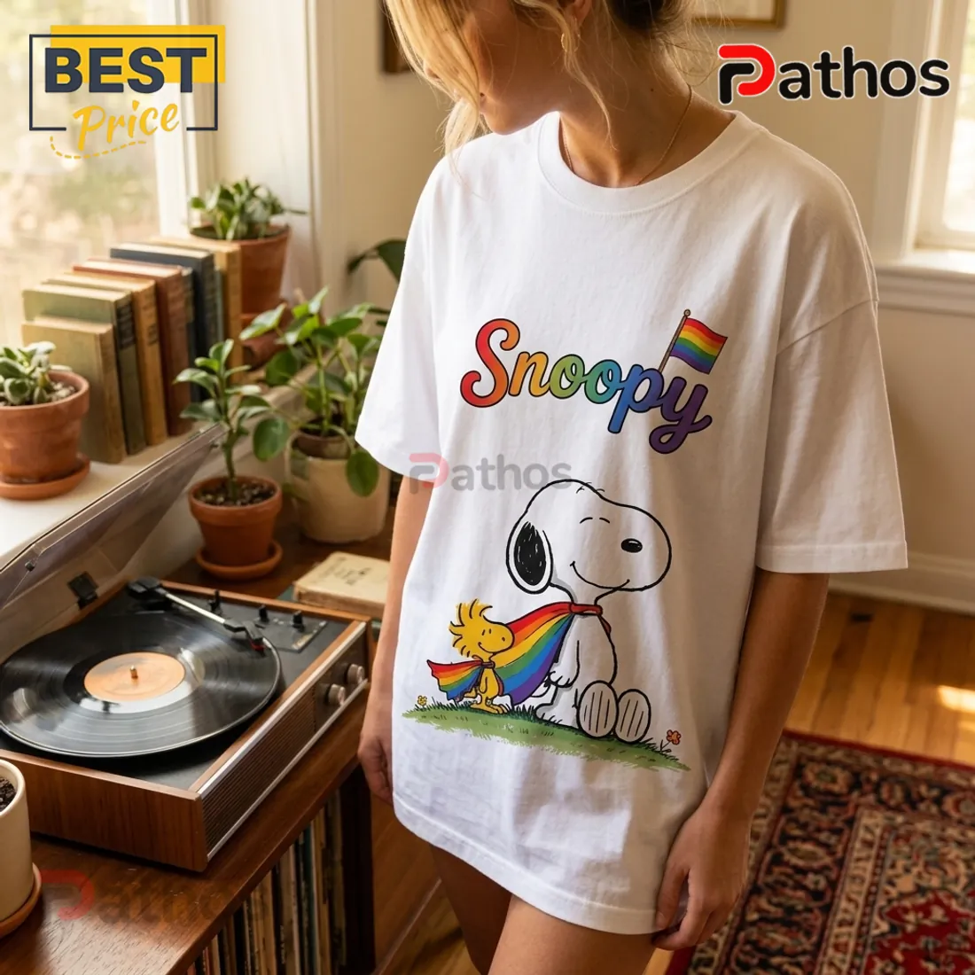 Snoopy Pride Rainbow LGBTQ T-Shirt 2026 Snoopy Pride Rainbow LGBTQ T-Shirt 2026