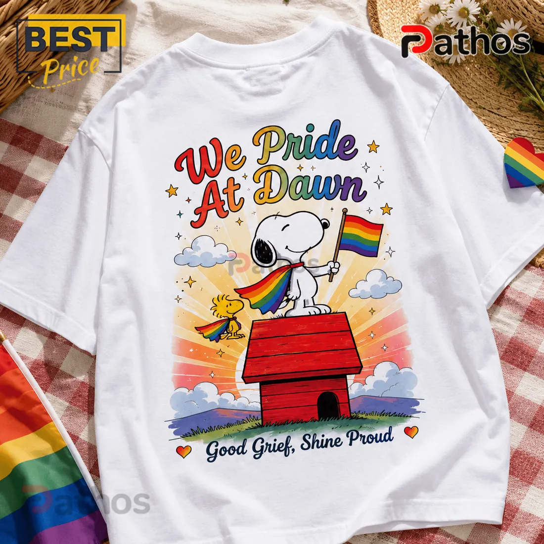 Snoopy Pride Rainbow LGBTQ T-Shirt 2026 Snoopy Pride Rainbow LGBTQ T-Shirt 2026