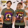 Snoopy x Courage The Cowardly Dog Olive Halloween T-Shirt