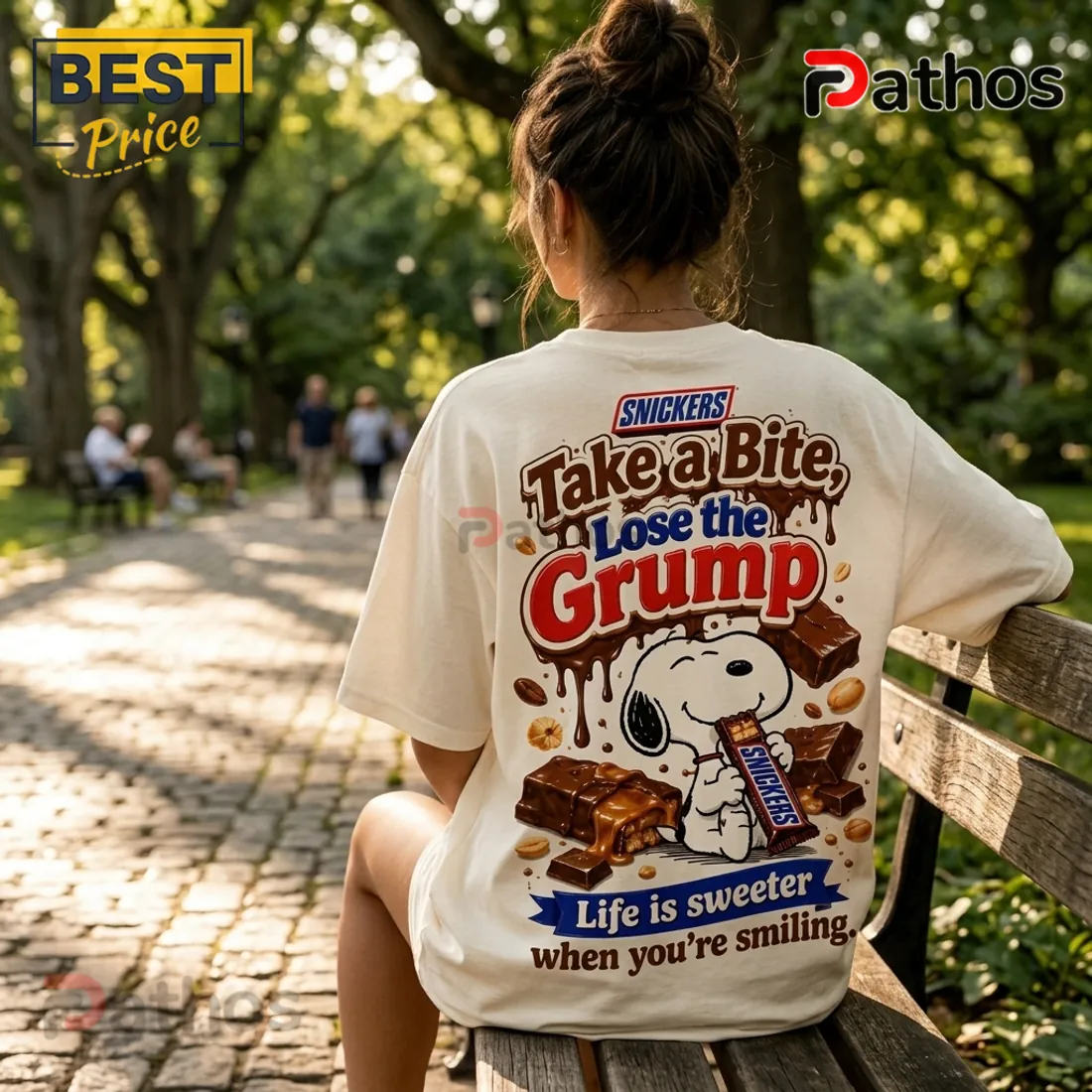Snoopy x Snickers Snack Break T-Shirt Snoopy x Snickers Snack Break T-Shirt