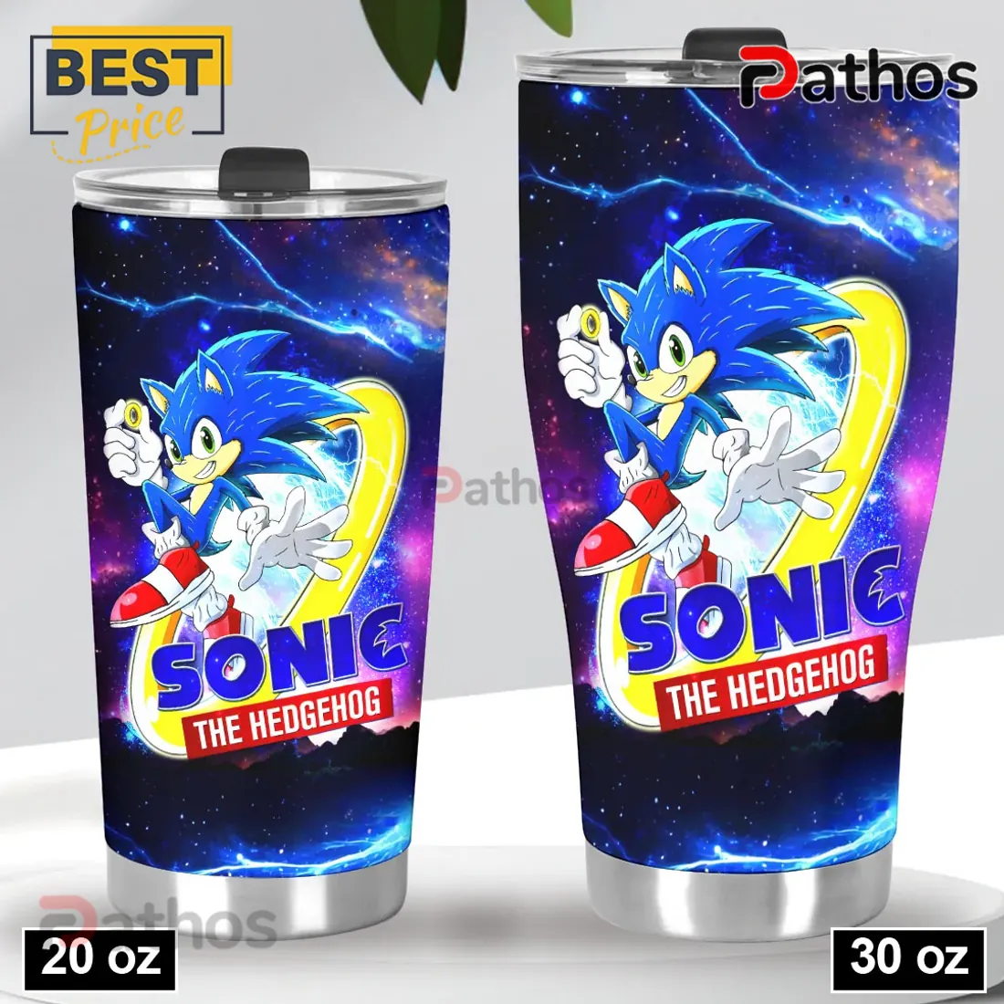 Sonic the Hedgehog 35th Anniversary Stainless Steel Tumbler Sonic the Hedgehog 35th Anniversary Stainless Steel Tumbler