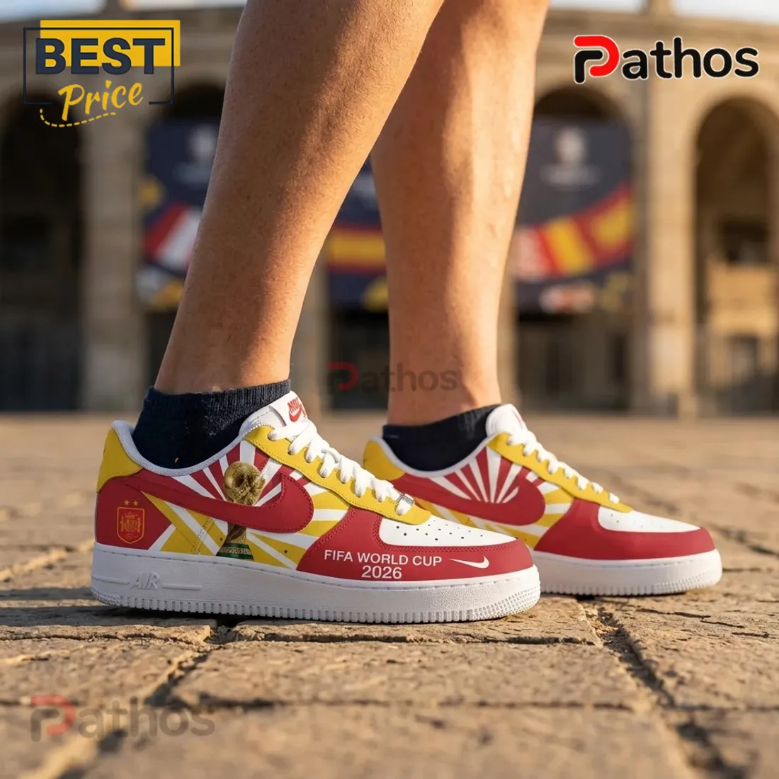 Spain National Team 2026 World Cup AF1 Sneakers Spain National Team 2026 World Cup AF1 Sneakers