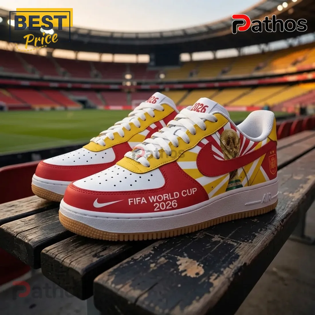 Spain National Team 2026 World Cup AF1 Sneakers Spain National Team 2026 World Cup AF1 Sneakers