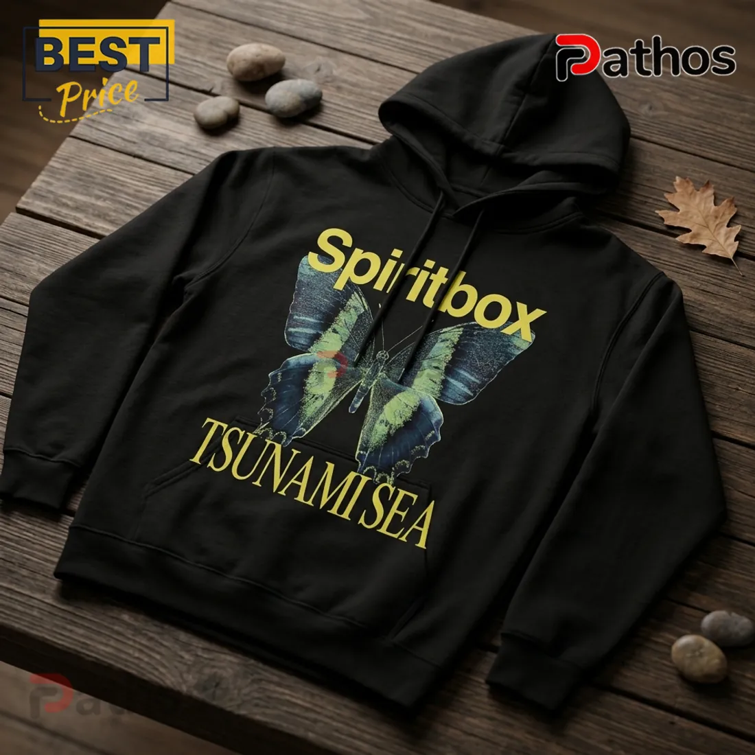 Spiritbox Tsunami Sea 2026 Vintage Black Hoodie Spiritbox Tsunami Sea 2026 Vintage Black Hoodie