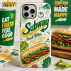 Subway Fast Food Illustration Phone Case