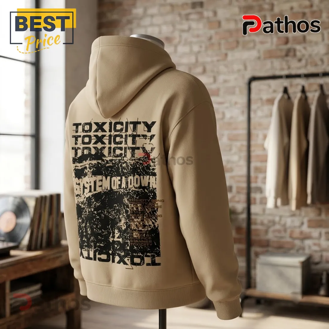 System of a Down Australia Tour 2027 Tan Hoodie System of a Down Australia Tour 2027 Tan Hoodie