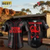 System Of A Down Faith No More Tour Black Baseball Jersey