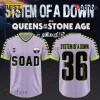 System of a Down Lavender Purple Tour Football Jersey