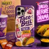 Taco Bell Tacos Chill Repeat Purple Phone Case