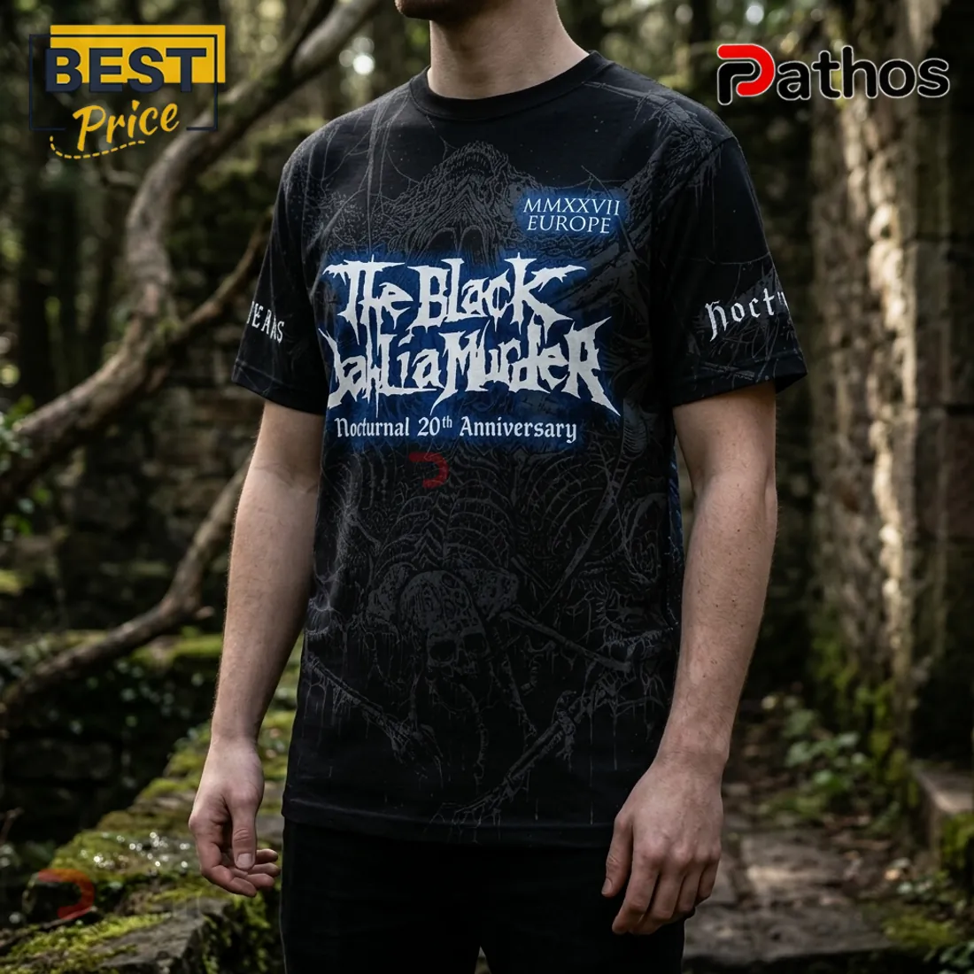 The Black Dahlia Murder Nocturnal 20th Anniversary T-Shirt The Black Dahlia Murder Nocturnal 20th Anniversary T-Shirt