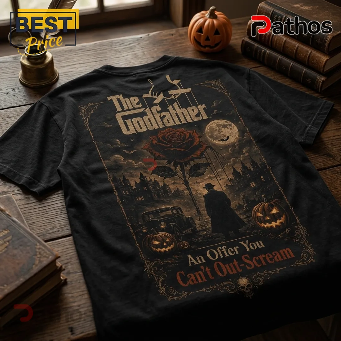 The Godfather Halloween An Offer You Can Not Out-Scream T-Shirt The Godfather Halloween An Offer You Can Not Out-Scream T-Shirt