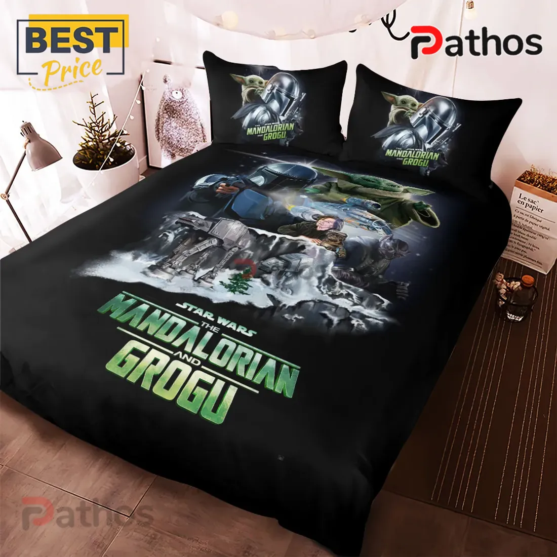 The Mandalorian and Grogu Star Wars Bedding Set The Mandalorian and Grogu Star Wars Bedding Set