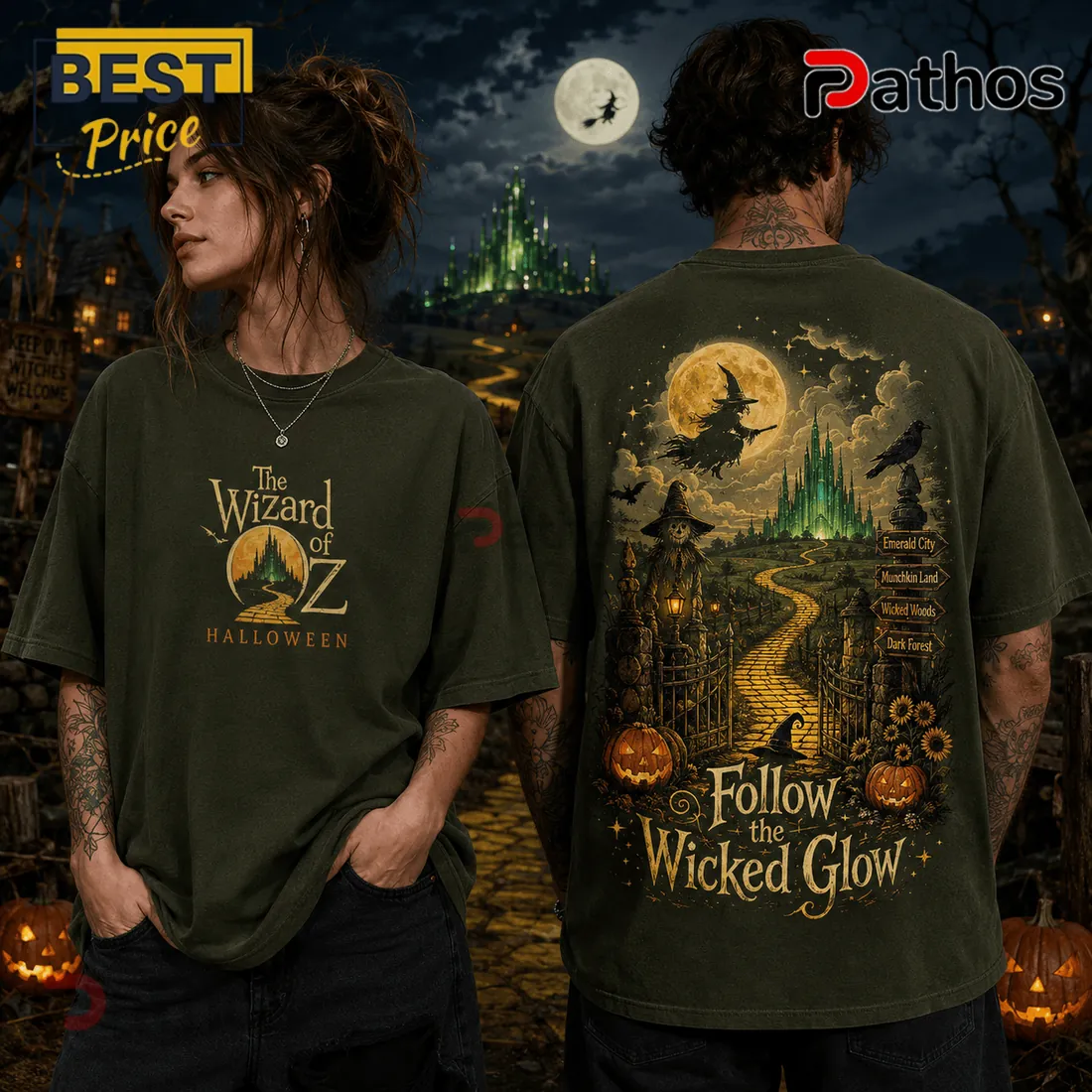 Wizard of Oz Emerald City Halloween 2026 T-Shirt Wizard of Oz Emerald City Halloween 2026 T-Shirt