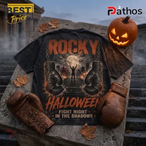 Rocky Halloween Fight Night Charcoal T-Shirt