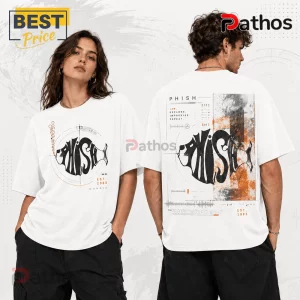 Phish Jam Band EST 1983 Black Special Edition Shirt 2 Phish Jam Band EST 1983 Black Special Edition Shirt on white fabric with graphic prints of abstract fish and music data.