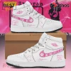 Ed Sheeran Loop Tour Pink White Custom AJ1 High Top Sneakers