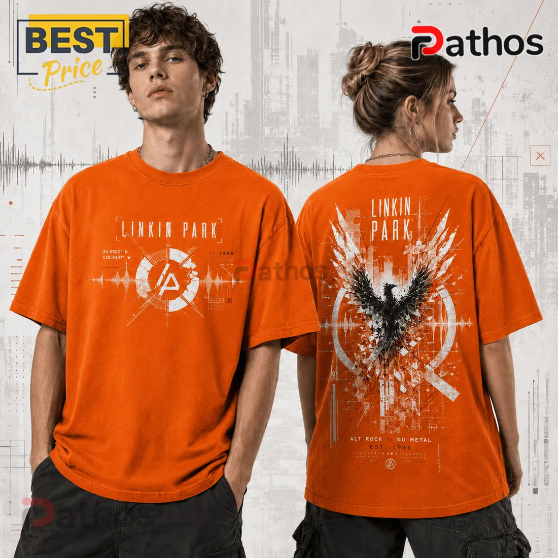 Linkin Park Nu Metal Phoenix Black T-Shirt Linkin Park Nu Metal Phoenix Black T-Shirt