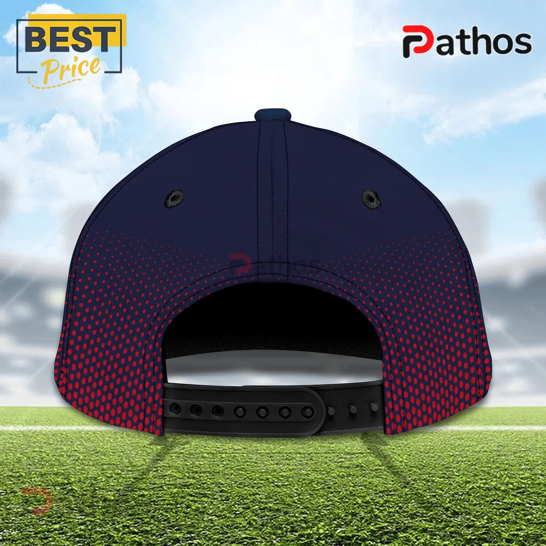 Melbourne Demons Navy Red Mascot Baseball Cap Melbourne Demons Navy Red Mascot Baseball Cap