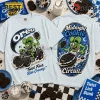 Oreo Midnight Cookie Circuit Rat Fink Light Blue T-Shirt