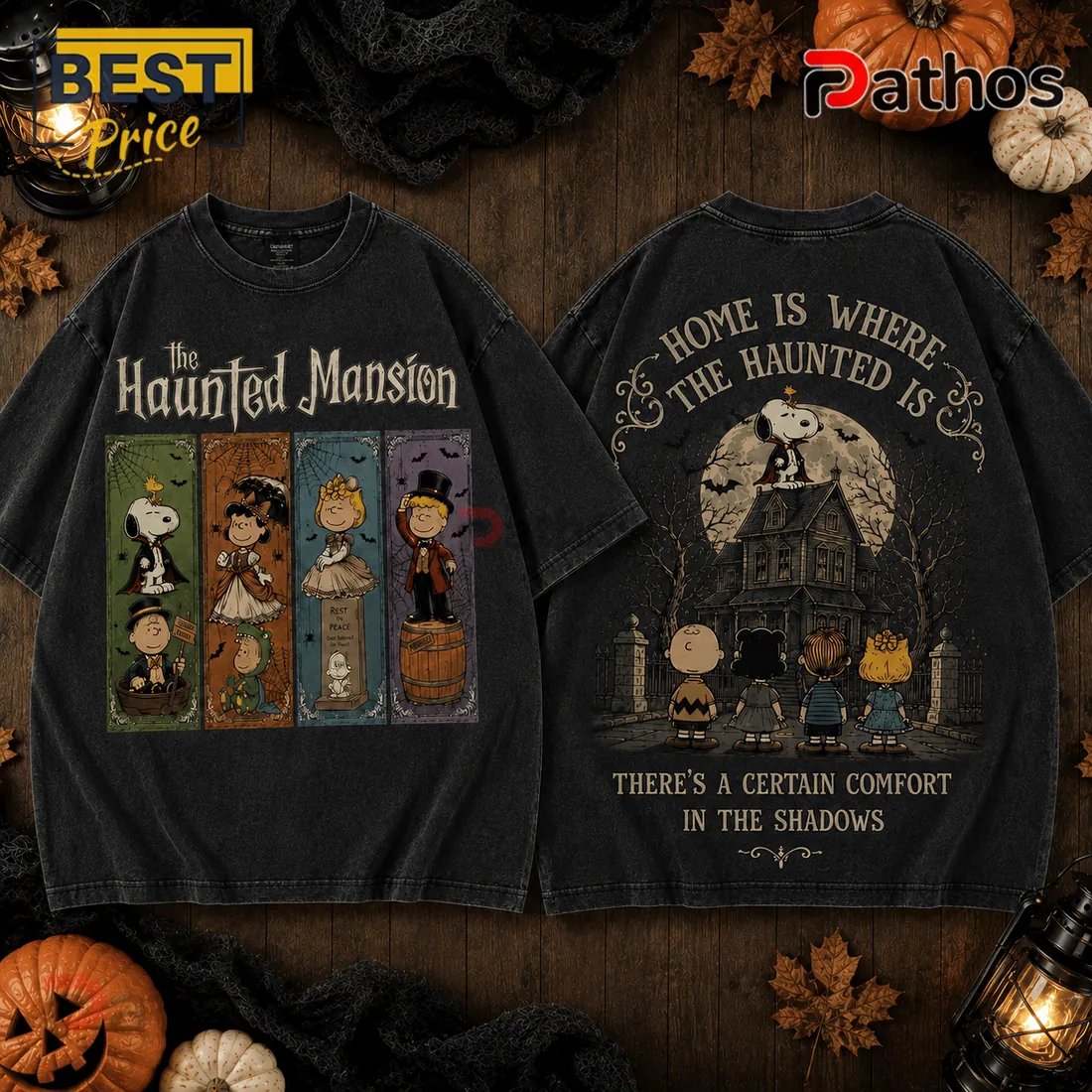 Peanuts Haunted House Halloween 2026 T-Shirt Peanuts Haunted House Halloween 2026 T-Shirt