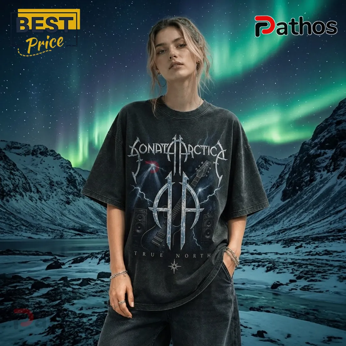 Sonata Arctica True North Heavy Metal T-Shirt Sonata Arctica True North Heavy Metal T-Shirt