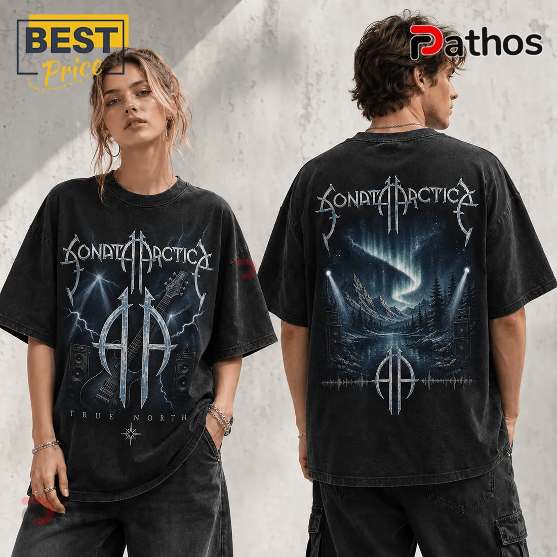 Sonata Arctica True North Heavy Metal T-Shirt Sonata Arctica True North Heavy Metal T-Shirt