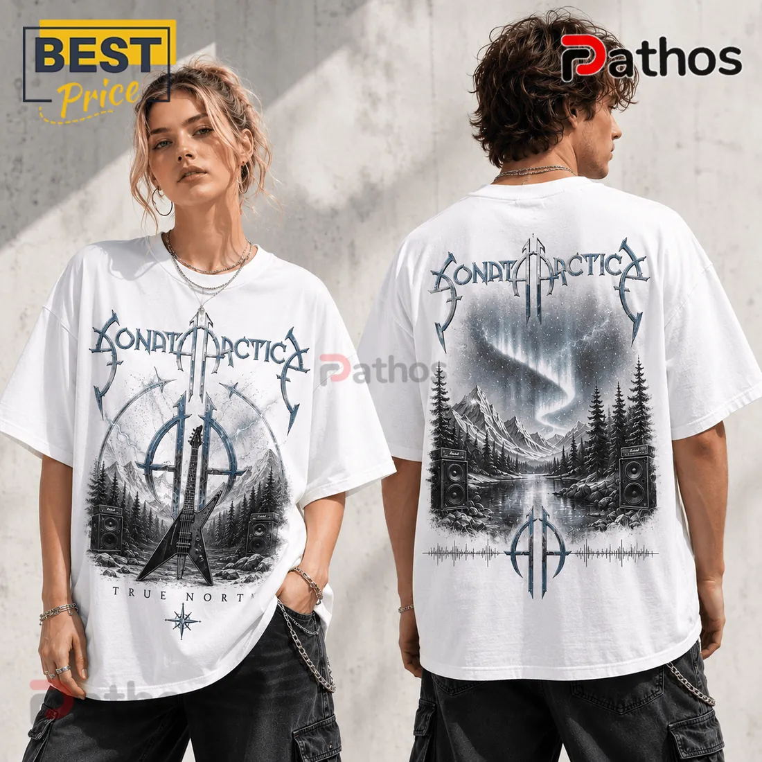 Sonata Arctica True North Heavy Metal T-Shirt Sonata Arctica True North Heavy Metal T-Shirt