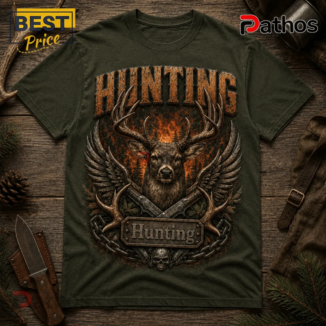 th Anniversary Hunting Deer Memorial T-Shirt th Anniversary Hunting Deer Memorial T-Shirt
