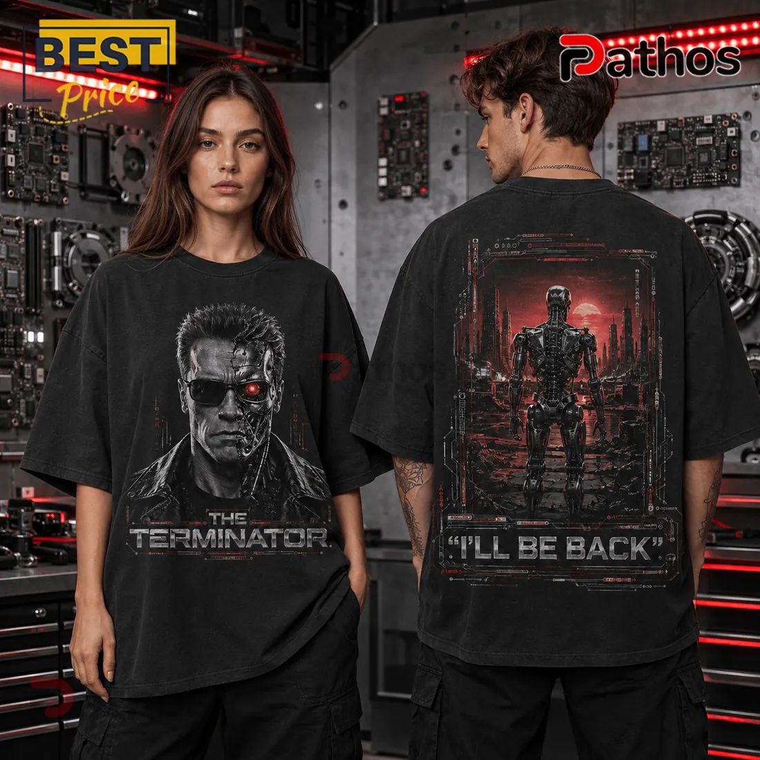 The Terminator Premium Black Shirt The Terminator Premium Black Shirt