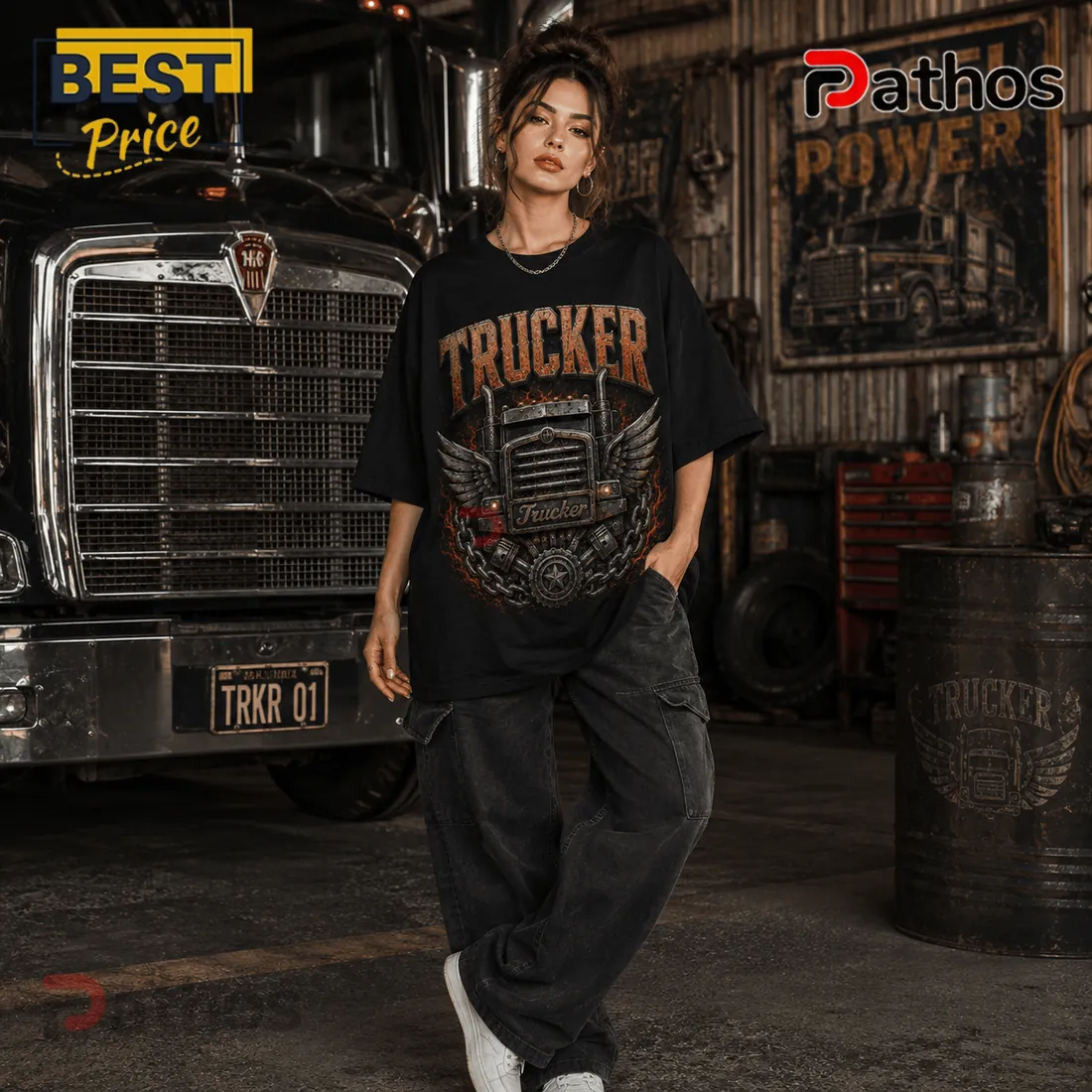 Trucker 9/11 Memorial 25th Anniversary T-Shirt Trucker 9/11 Memorial 25th Anniversary T-Shirt